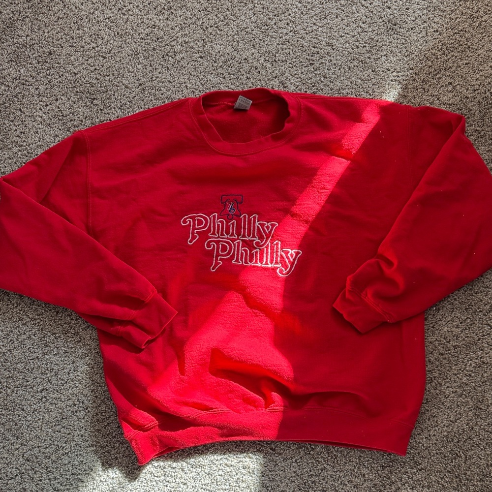 Red Philly Philly crewneck size L